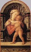 LIPPI, Fra Filippo Madonna with the Child and two Angels g Sweden oil painting artist